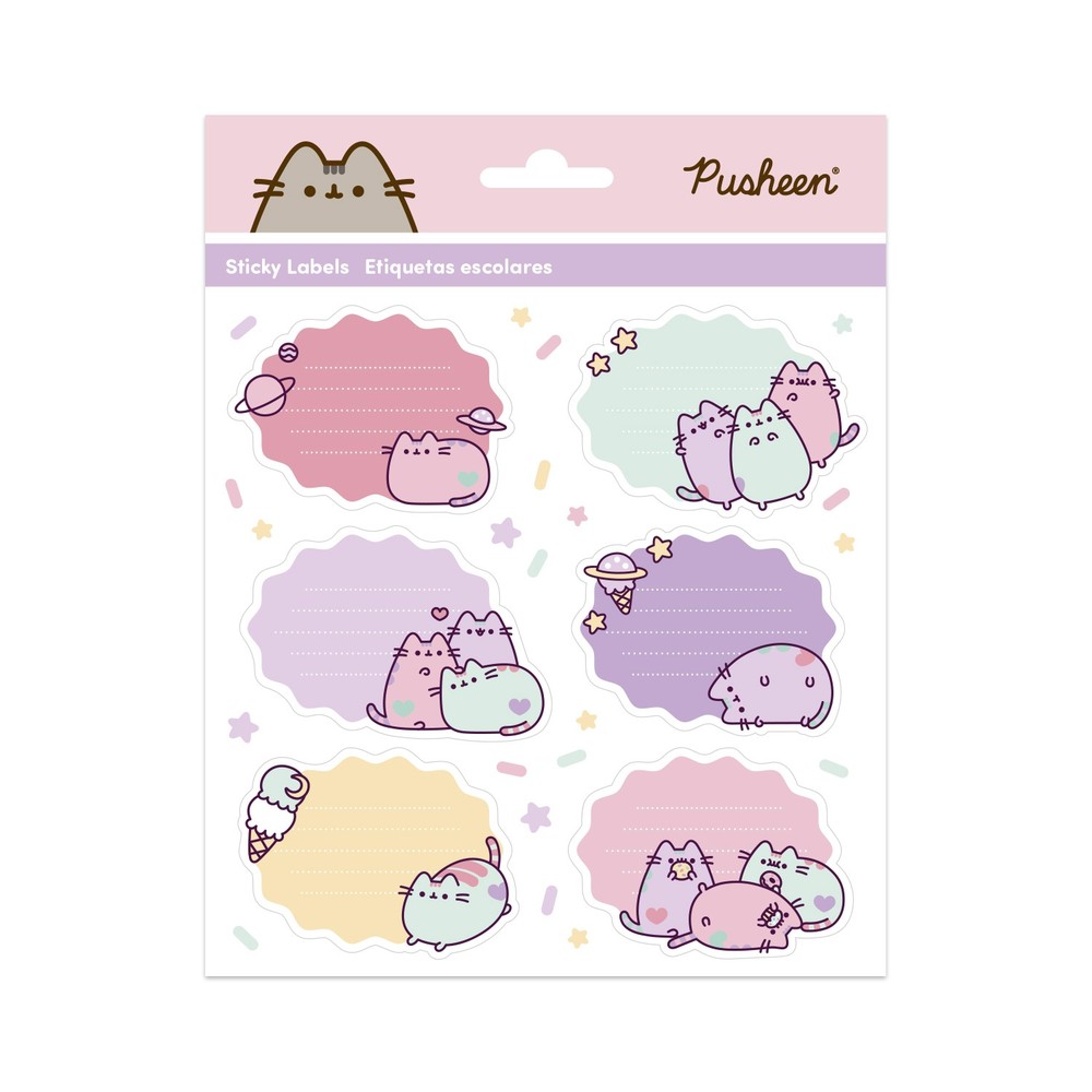 Grupo Erik Pusheen - Premium SelfAdhesive Labels Adhesive labels - Multicolours